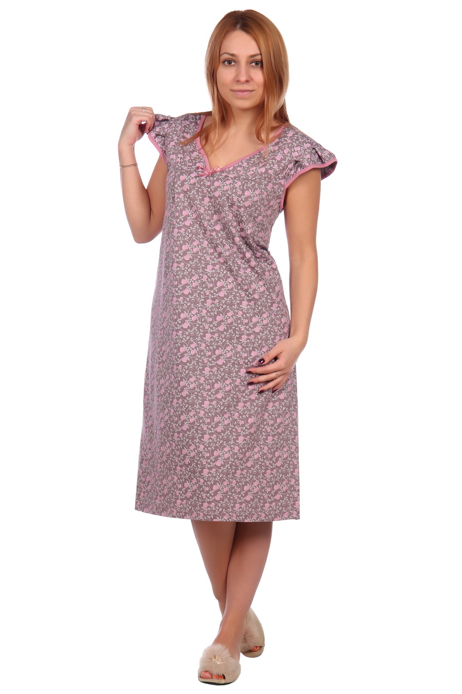 Фото товара 18477, длинная свободная сорочка